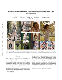 SerialGen: Personalized Image Generation by First Standardization Then Personalization