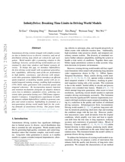 InfinityDrive: Breaking Time Limits in Driving World Models