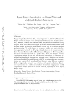 Image Forgery Localization via Guided Noise and Multi-Scale Feature
  Aggregation