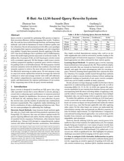 R-Bot: An LLM-based Query Rewrite System