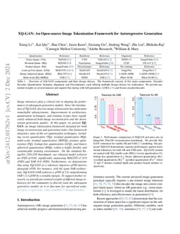 XQ-GAN: An Open-source Image Tokenization Framework for Autoregressive
  Generation