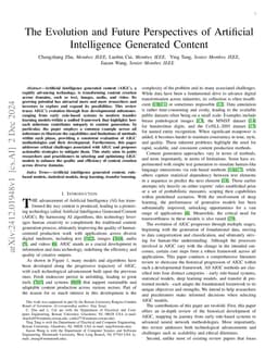 The Evolution and Future Perspectives of Artificial Intelligence
  Generated Content