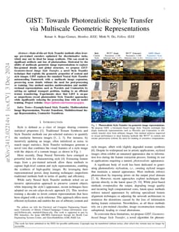 GIST: Towards Photorealistic Style Transfer via Multiscale Geometric
  Representations