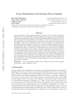 Vector Optimization with Gaussian Process Bandits