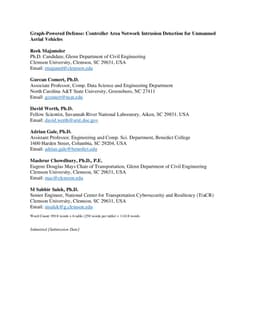 Graph-Powered Defense: Controller Area Network Intrusion Detection for
  Unmanned Aerial Vehicles