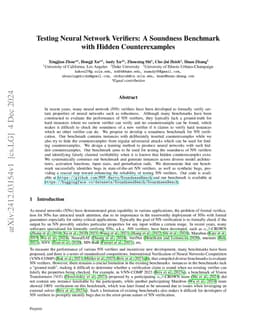 Testing Neural Network Verifiers: A Soundness Benchmark with Hidden
  Counterexamples
