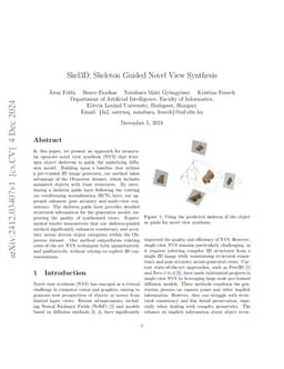 Skel3D: Skeleton Guided Novel View Synthesis