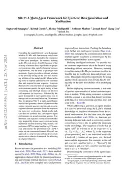 MAG-V: A Multi-Agent Framework for Synthetic Data Generation and Verification