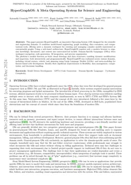 HyperGraphOS: A Meta Operating System for Science and Engineering