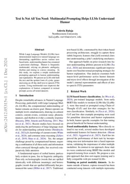 Text Is Not All You Need: Multimodal Prompting Helps LLMs Understand
  Humor