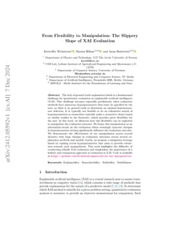 From Flexibility to Manipulation: The Slippery Slope of XAI Evaluation