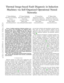 Thermal Image-based Fault Diagnosis in Induction Machines via
  Self-Organized Operational Neural Networks