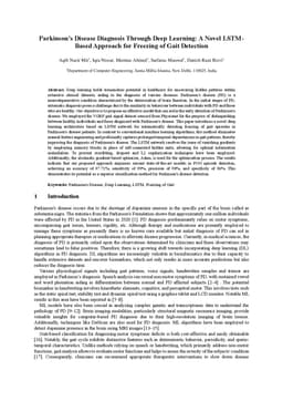 Parkinson's Disease Diagnosis Through Deep Learning: A Novel LSTM-Based
  Approach for Freezing of Gait Detection