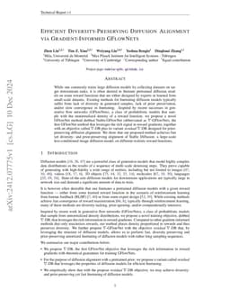 Efficient Diversity-Preserving Diffusion Alignment via Gradient-Informed GFlowNets