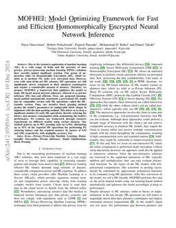 MOFHEI: Model Optimizing Framework for Fast and Efficient
  Homomorphically Encrypted Neural Network Inference