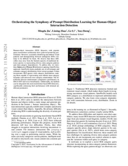 Orchestrating the Symphony of Prompt Distribution Learning for
  Human-Object Interaction Detection