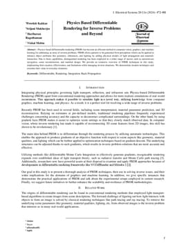 Physics Based Differentiable Rendering for Inverse Problems and Beyond