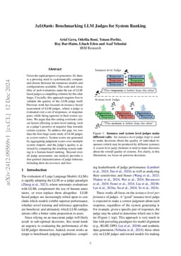 JuStRank: Benchmarking LLM Judges for System Ranking