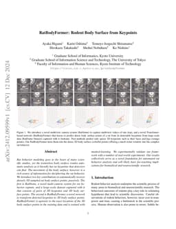 RatBodyFormer: Rat Body Surface from Keypoints