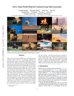Owl-1: Omni World Model for Consistent Long Video Generation