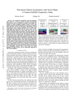 Pole-based Vehicle Localization with Vector Maps: A Camera-LiDAR
  Comparative Study