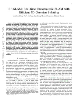 RP-SLAM: Real-time Photorealistic SLAM with Efficient 3D Gaussian
  Splatting