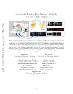 Iterating the Transient Light Transport Matrix for Non-Line-of-Sight
  Imaging