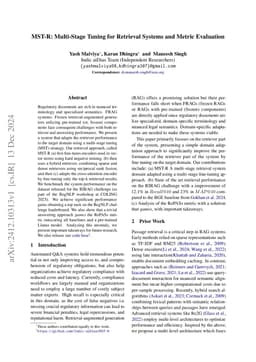 MST-R: Multi-Stage Tuning for Retrieval Systems and Metric Evaluation