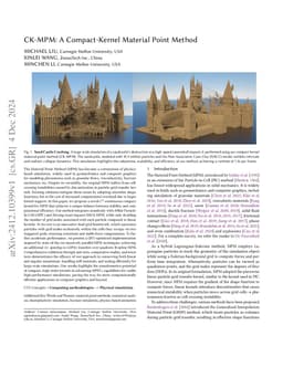 CK-MPM: A Compact-Kernel Material Point Method