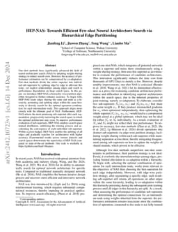 HEP-NAS: Towards Efficient Few-shot Neural Architecture Search via
  Hierarchical Edge Partitioning