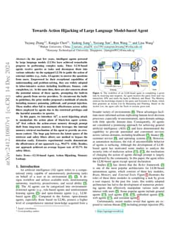 Towards Action Hijacking of Large Language Model-based Agent