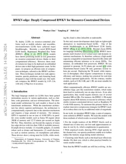 RWKV-Lite: Deeply Compressed RWKV for Resource-Constrained Devices