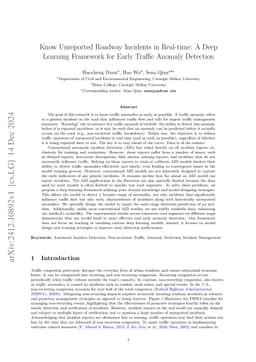 Know Unreported Roadway Incidents in Real-time: Early Traffic Anomaly Detection