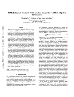 PSMGD: Periodic Stochastic Multi-Gradient Descent for Fast
  Multi-Objective Optimization