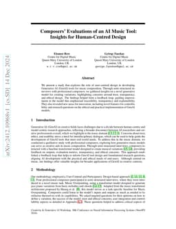 Composers' Evaluations of an AI Music Tool: Insights for Human-Centred
  Design