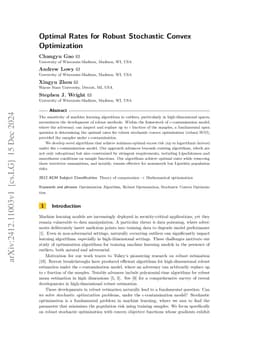 Optimal Rates for Robust Stochastic Convex Optimization