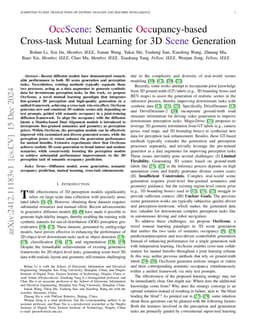 OccScene: Semantic Occupancy-based Cross-task Mutual Learning for 3D
  Scene Generation