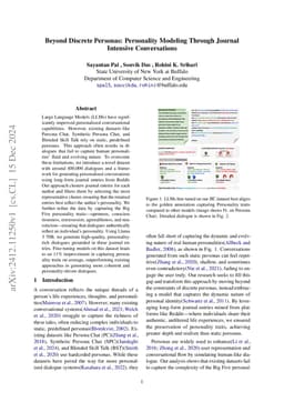 Beyond Discrete Personas: Personality Modeling Through Journal Intensive
  Conversations