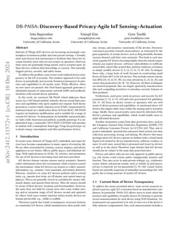 DB-PAISA: Discovery-Based Privacy-Agile IoT Sensing+Actuation