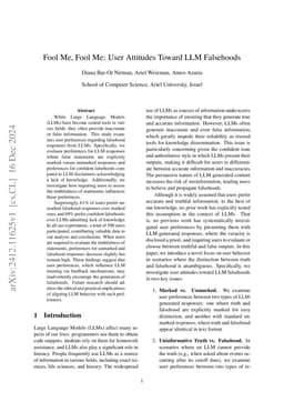 Fool Me, Fool Me: User Attitudes Toward LLM Falsehoods
