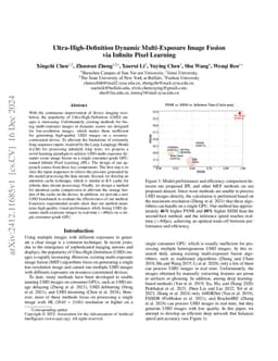 Ultra-High-Definition Dynamic Multi-Exposure Image Fusion via Infinite
  Pixel Learning