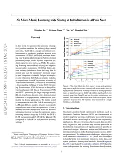No More Adam: Learning Rate Scaling at Initialization is All You Need