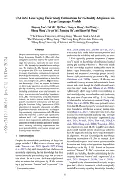 UAlign: Leveraging Uncertainty Estimations for Factuality Alignment on
  Large Language Models