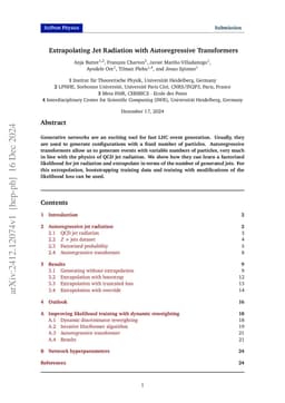 Extrapolating Jet Radiation with Autoregressive Transformers