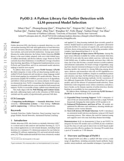 PyOD 2: A Python Library for Outlier Detection with LLM-powered Model
  Selection