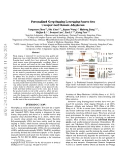 Personalized Sleep Staging Leveraging Source-free Unsupervised Domain
  Adaptation