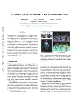 MASt3R-SLAM: Real-Time Dense SLAM with 3D Reconstruction Priors