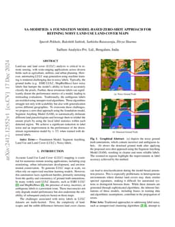 SAModified: A Foundation Model-Based Zero-Shot Approach for Refining
  Noisy Land-Use Land-Cover Maps
