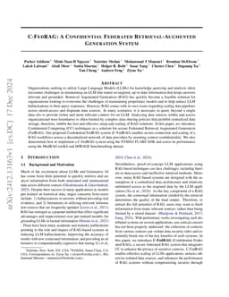C-FedRAG: A Confidential Federated Retrieval-Augmented Generation System