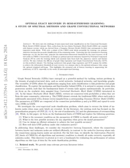 Optimal Exact Recovery in Semi-Supervised Learning: A Study of Spectral
  Methods and Graph Convolutional Networks